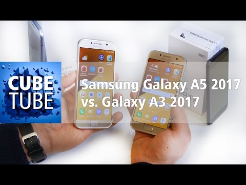 Samsung Galaxy A3 2017 vs Galaxy A5 2017 Vergleich (deutsch HD)