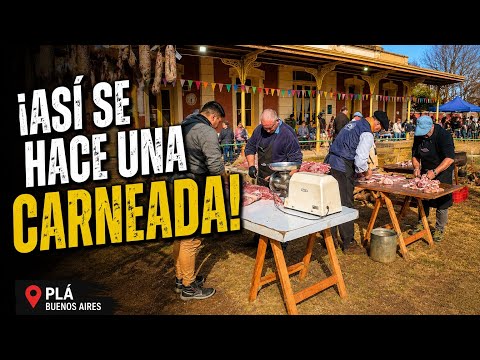 ASÍ se hace una CARNEADA de CAMPO 🇦🇷| Vivimos la fiesta tradicional de Pla (Alberti)