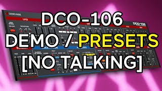 Video thumbnail for Cherry Audio | DCO-106 Demo – Presets [NO TALKING] Best Juno 106 VST Emulator? by ProfessorSaibertin