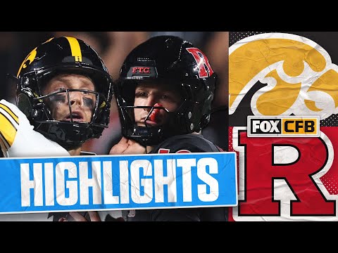 Iowa Hawkeyes vs. Rutgers Scarlet Knights Highlights | FOX College Football