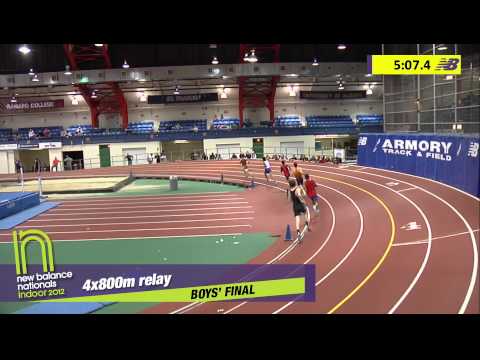 Boys 4x800m Section 2 - New Balance Indoor Nationals 2012