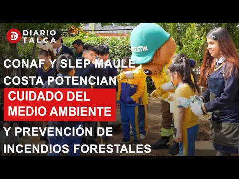 Conaf y Slep Maule Costa potencian cuidado del medio ambiente y prevención de incendios forestales.👇