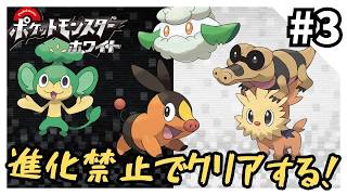 【縛りプレイ】ホワイトを進化禁止でクリアする3【ポケモンBW】