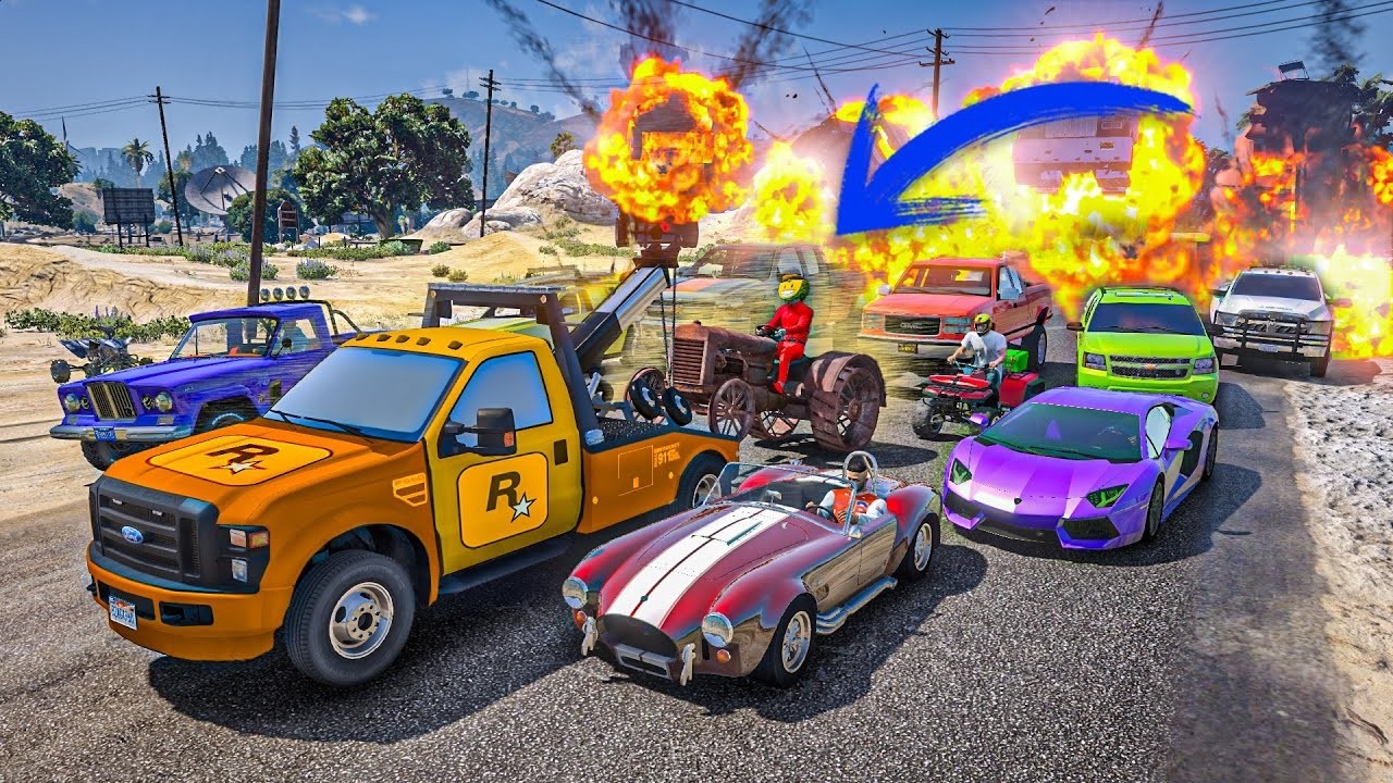 EL ÚLTIMO EXPLOTA CON COCHES ALEATORIOS! HOLA ROCKSTAR! - GTA 5 ONLINE