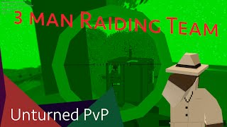 Base Raid On a Vanilla Server | Unturned PvP