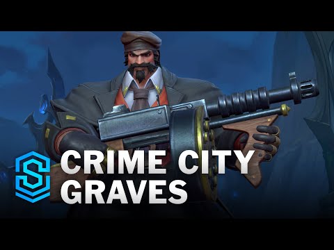 Crime City Graves Wild Rift Skin Spotlight