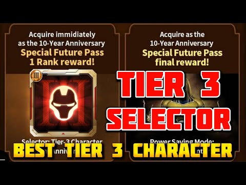 Best T3 Tier 3 Selector Guide 2025 Marvel Future Fight