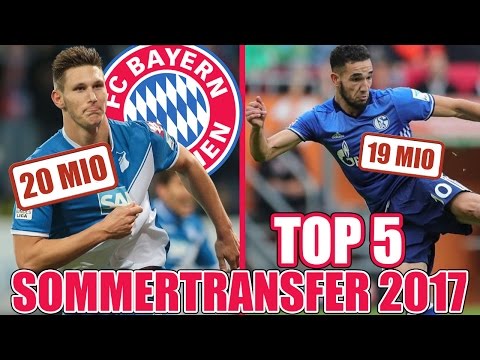 TOP 5 FIXE SOMMERTRANSFERS 2017 IN DER BUNDESLIGA!? | DEUTSCH HD