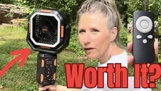 OGERY Portable Camping Fan & Light: Solid 10/10, Never Camping Without It Again.