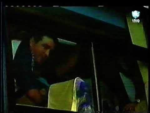 Llegada al estadio de la seleccion Argentina (Argentina-Nigeria) (Mundial 2002)