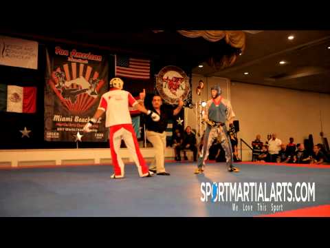 Yoskar Gamez v Ross Levine - WKF Fighting Finals - 2013 Pan American Internationals