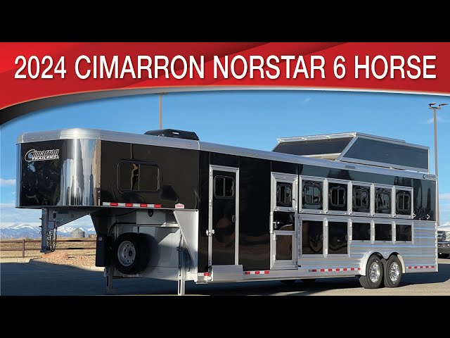Preview image of Cimarron Norstar 6 Horse Gooseneck With Weekender Packaged youtube video