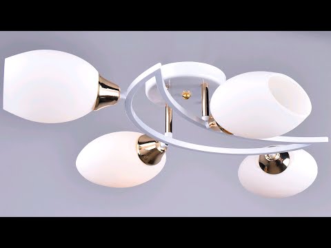 Люстра РС20176 WT+FG/4C