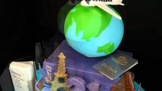 preview picture of video 'Travel Themed 21st Birthday cake'