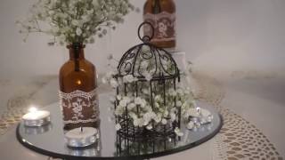 MissPlanIt Flash Back Friday DIY: Tutorial  Vintage Kiss Centerpiece
