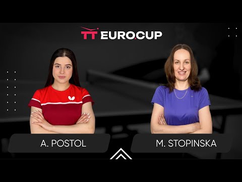 13:15 Anastasiia Postol  - Marta Stopinska 09.10.2024 | TT Euro.Cup Women Poland Master.