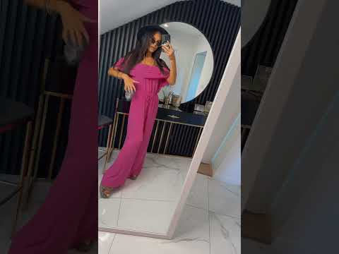 Kombinezon letni hiszpanka z dwoma falbankami DEMI czarny 17