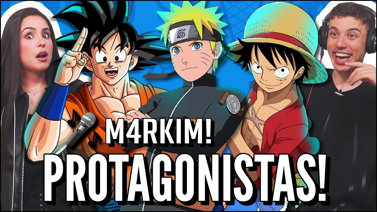 M4RKIM JUNTOU TODOS OS PROTAGONISTAS DOS ANIMES NUMA PEDRADA MONSTRA!
