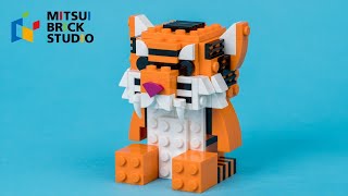 How to Build a Tiger with LEGO Bricks