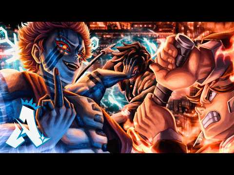 Akaza vs Tanjiro e Tomioka (Demon Slayer) | SOCANDO NESSES BETINHAS 😈 👊 | Ashur4