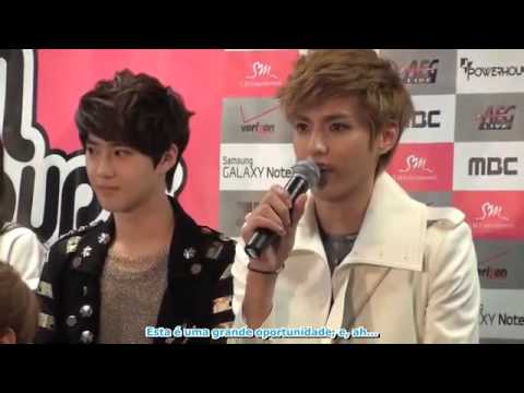 120521 EXO-M Kris - SMTOWN LA Press Conference [LEGENDADO]