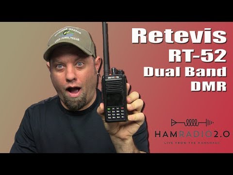 Retevis RT52 Dual Band DMR Radio