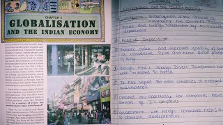 Class10 Economics Ch.4 -Globalisation and Indian Economy(notes in description)for 2021-2022 exams