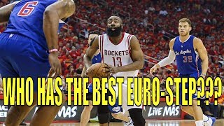 Top 5 NBA Players with the Best Euro-Step!