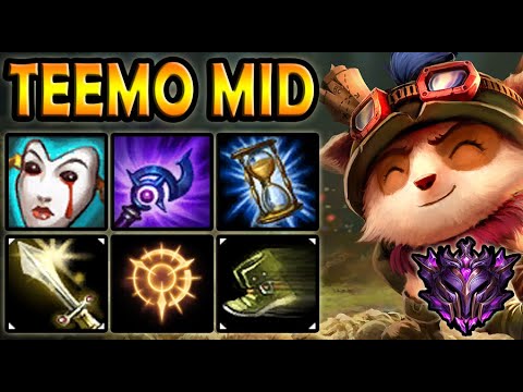 OTP Teemo vs Qiyana [ MID ] Lol Korea Master ✔️
