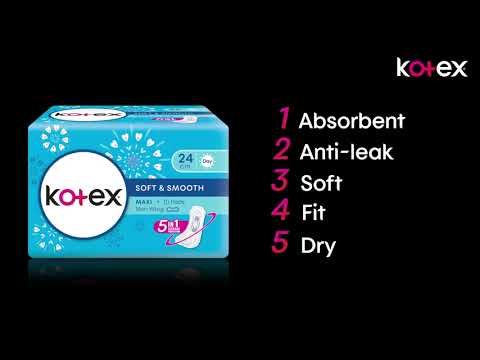 Experience superior 5-in-1 Leakage Protection & Stay Active with Kotex!