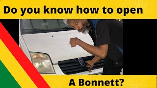 How to Open the Hood/Bonnet Ford Transit connect