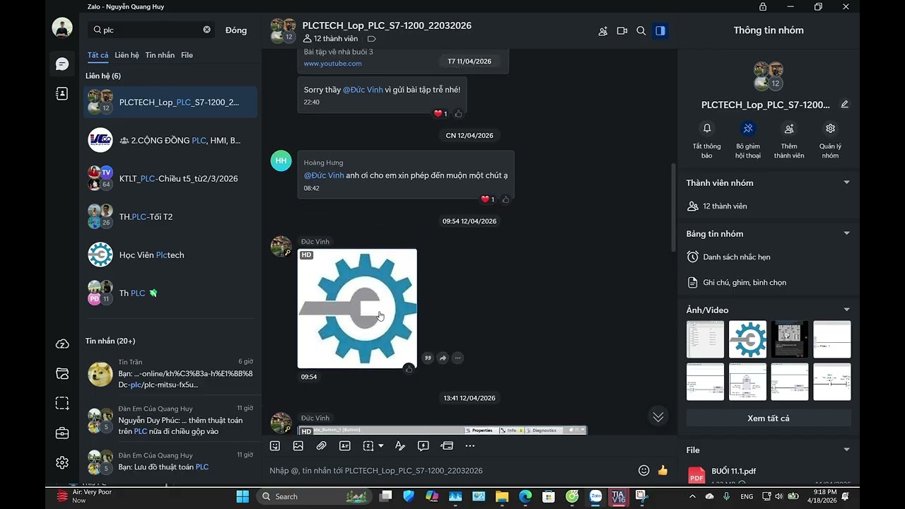 Project Trộn hóa chất sử dụng PLC Siemens S7 1200 (Phần 3 - SCADA)