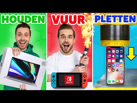HOUDEN, VERBRANDEN OF PLETTEN! *Cadeau Challenge* Met Rutger
