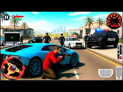 New Police Car Chase Simulator 3D - Real Multi-Storey Cars Driver - Android GamePlay