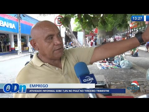 Atividade informal sobre 7,6% no Piauí no terceiro trimestre 01 12 2021