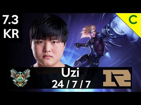 7.3 Gameplay - RNG Uzi (Ezreal) 24-7-7