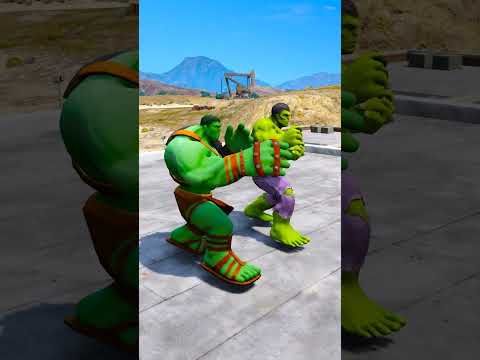 Random Superheros Red Hulk Team VS Green Hulk Team Who Will Win 