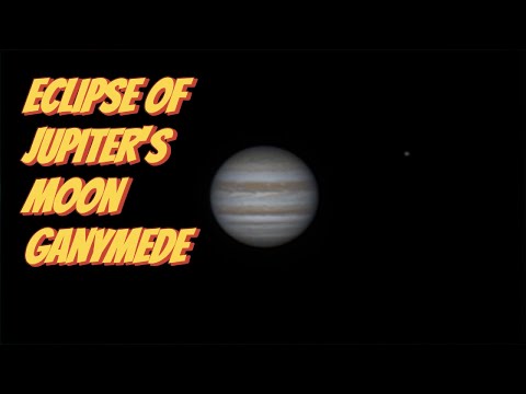 Eclipse of Ganymede by Jupiter