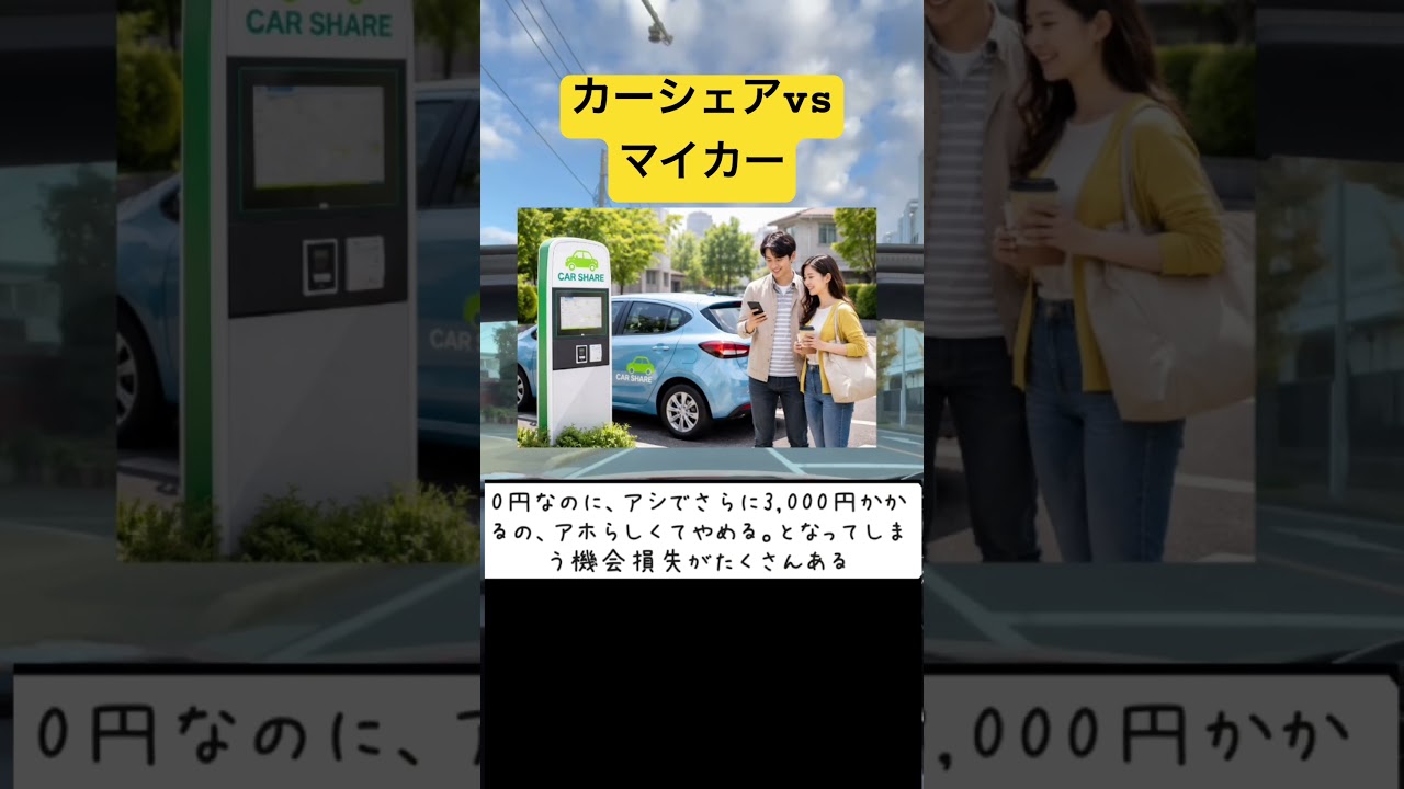 【話題】カーシェアとマイカーどっちがいいの？　#shorts