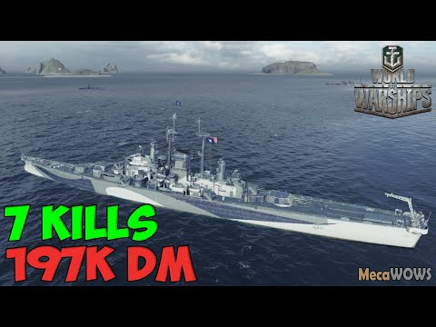World of WarShips | Salem | 7 KILLS | 197K Damage - Replay Gameplay 1080p 60 fps