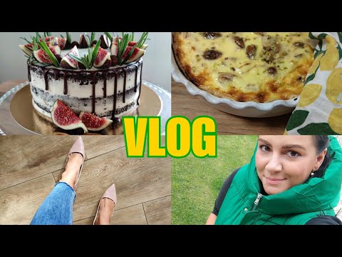VLOG // PEČENÍ - hruškový koláč, pistáciový cheesecake a fíkový dort
