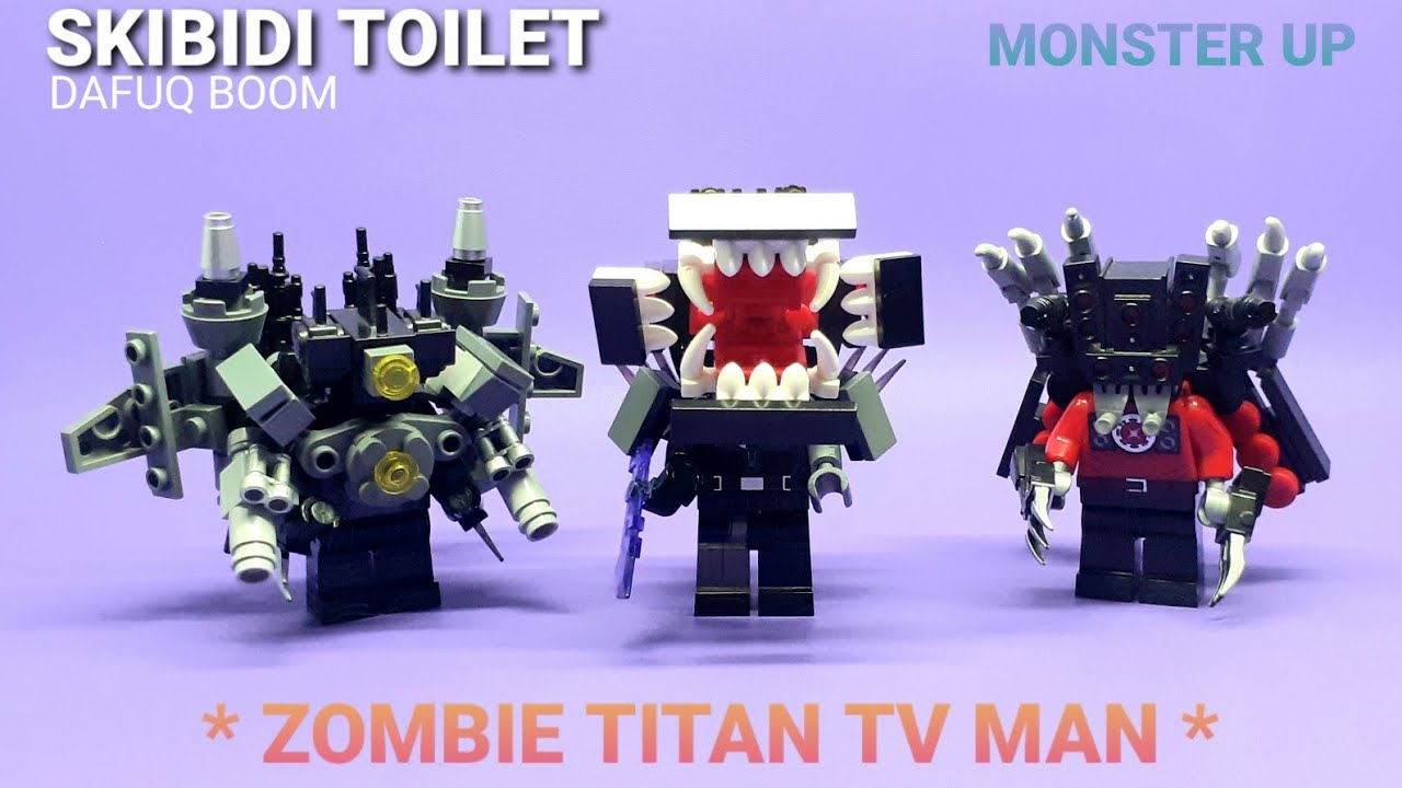 lego skibidi toilet | assemble zombie titan tv man in monster up skibidi toilet