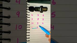 draw a checkered path with numbers 🤔🔢 #trending #youtubeshorts #numbers