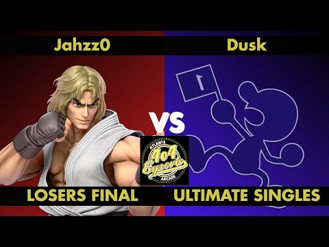 SSBU - 4o4 Smash Night 26 - KN|BH| Jahzz0 (Ken) vs 4o4| Dusk (Mr. Game & Watch) - Losers Final