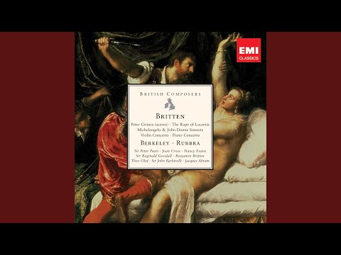 7 Sonnets of Michelangelo, Op. 22: No. 7, Spirto ben nato, in cui si specchia e vede