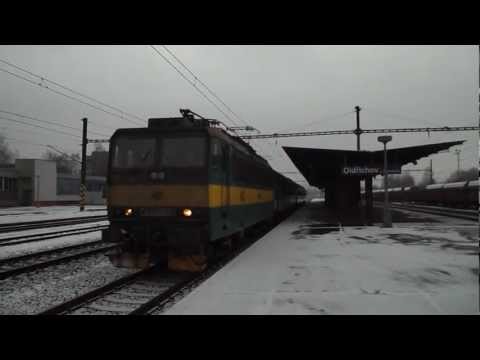 Odjezd vlaku Os 6808 (ČD 163.259, zpoždění 9 min) - Oldřichov u Duchcova, 28. 3. 2013