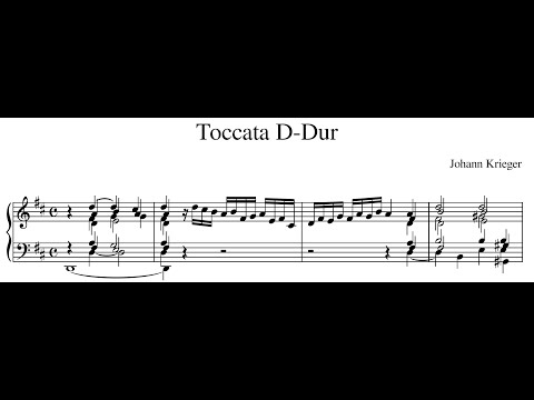 Johann Krieger (1651 - 1735) – Toccata D-Dur