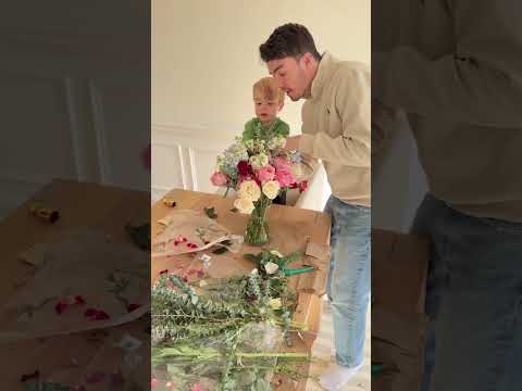 She’s been our superhero all along! Flowers & chocolate croissant because we love her #husband