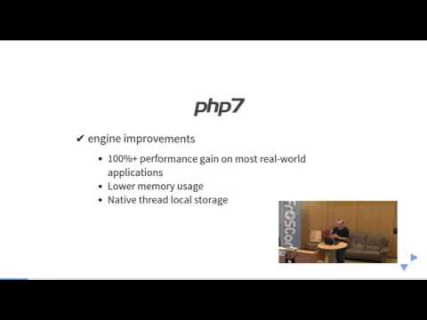 Rasmus Lerdorf  Speeding up the Web with PHP