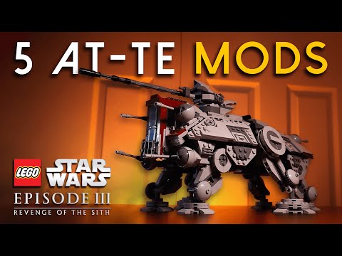5 EASY Must Do Mods For Your LEGO Star Wars AT-TE!